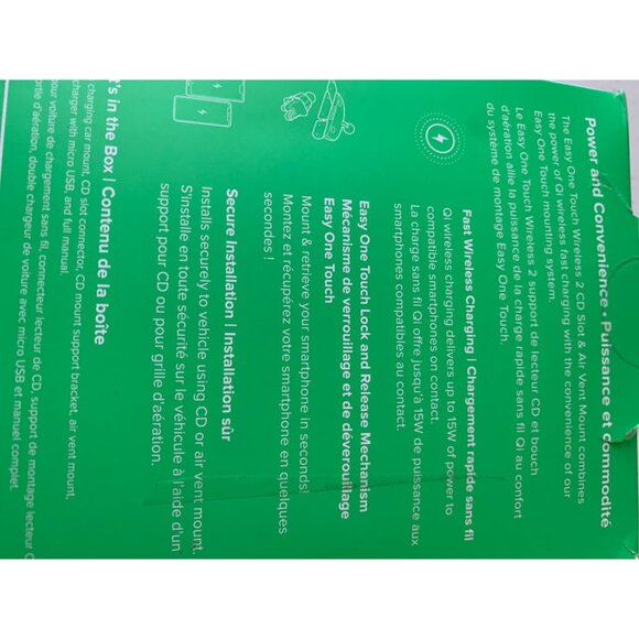 Iottie Wireless Charging Car Mount 7.5W/15W For iPhone & Android - Picture 3 of 4